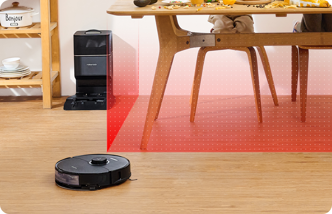 Use intelligent dust collection function on Roborock app This is a image