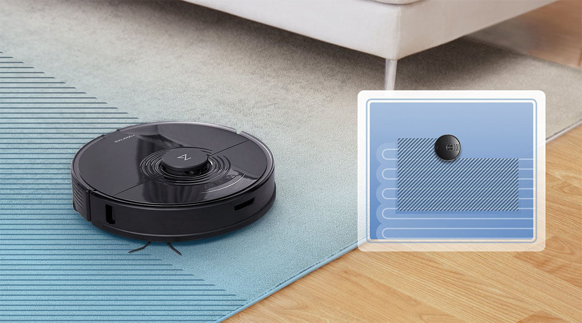 Roborock S7 automatically draw identified carpets on maps This is a image