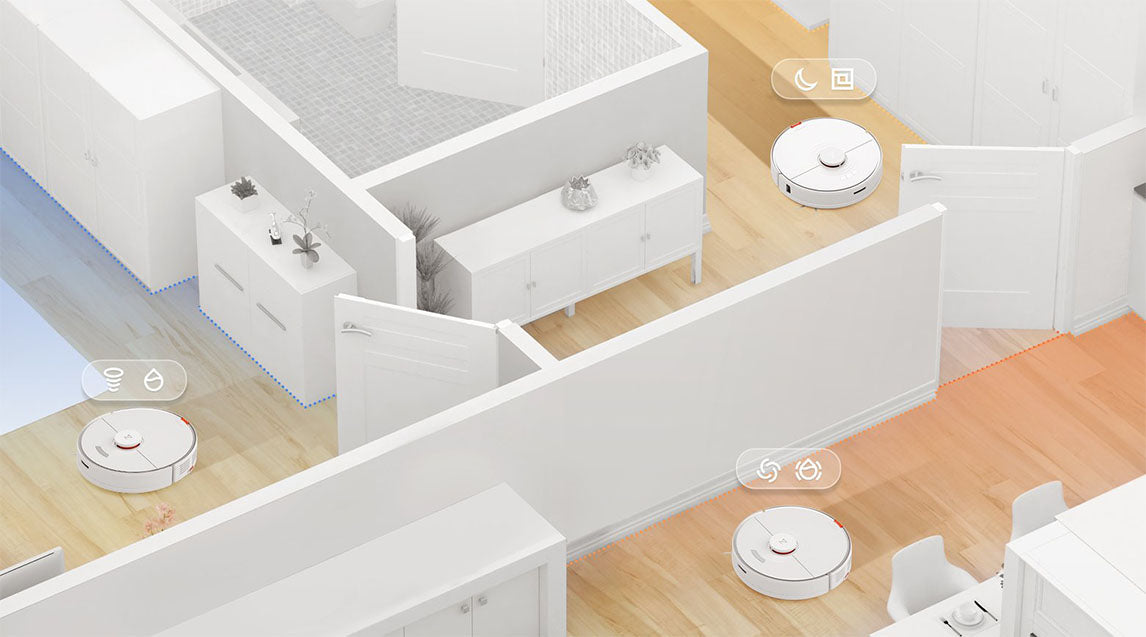 Choose suction strength, vibration strength, water flow and so on for ultra-intense mopping This is a image