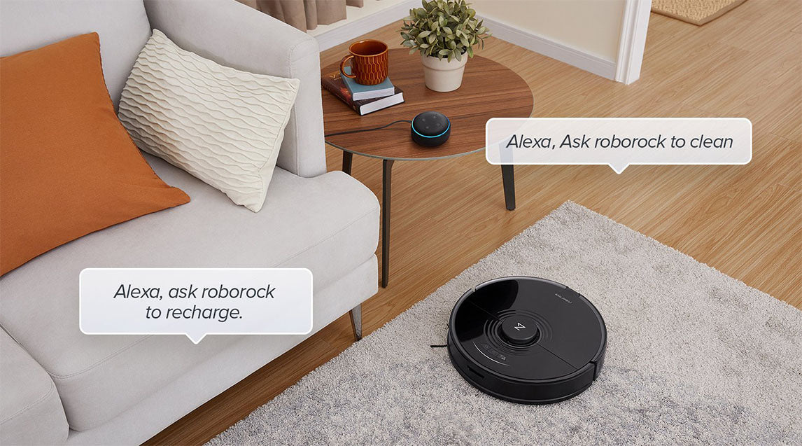 Voice command Roborock S7 via Amazon Alexa, Google Home, and Siri shortcuts This is a image