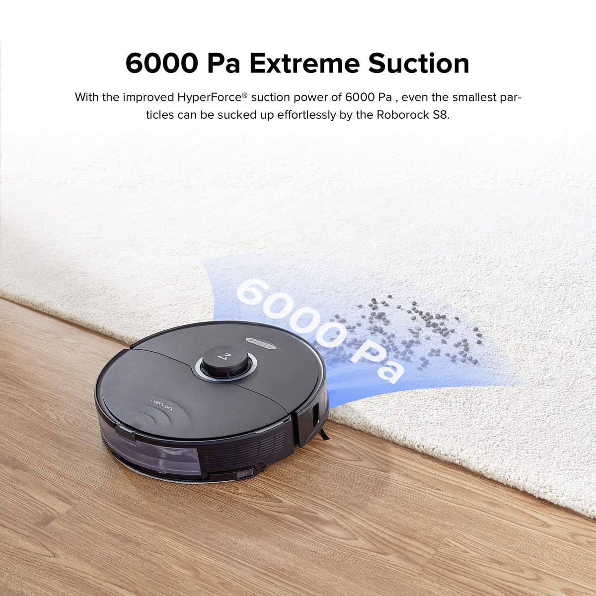 Roborock S8 Pro Robot Vacuum and Mop With Auto Drying, Mop  Washing, Self Emptying, Self Refilling, Liftable Dual Brush & Sonic Mop,  6000Pa Suction, Obstacle Avoidance, White