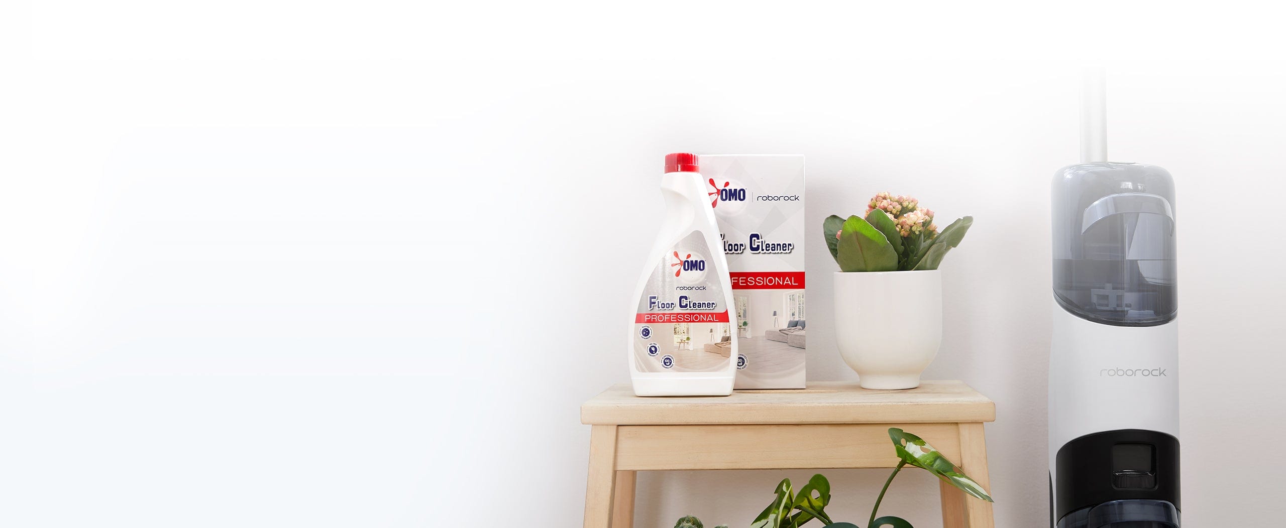 Floor cleaner created for Roborock by Unilever