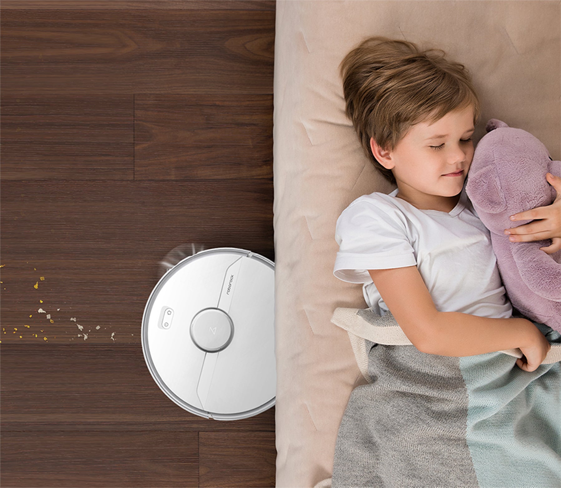 Roborock S6 advanced sound suppression design Roborock S6 advanced sound suppression design