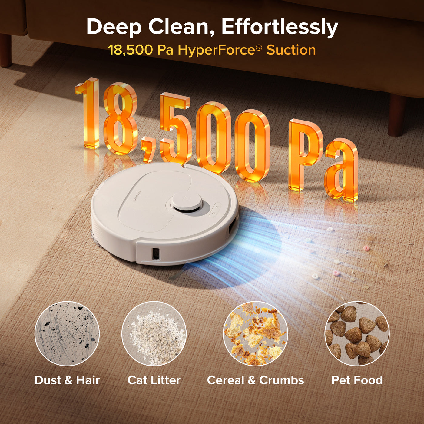 Roborock Qrevo S Pro Robot Vacuum and Mop - 18,500 Pa Suction