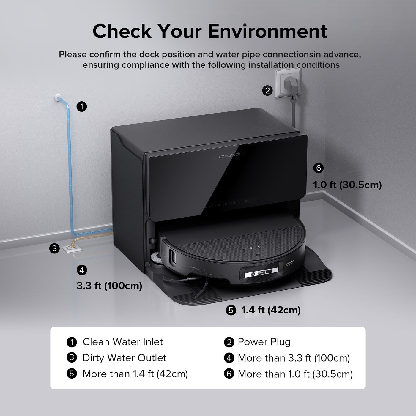 Roborock Saros 10 Robot Vacuum with Refill & Drainage System