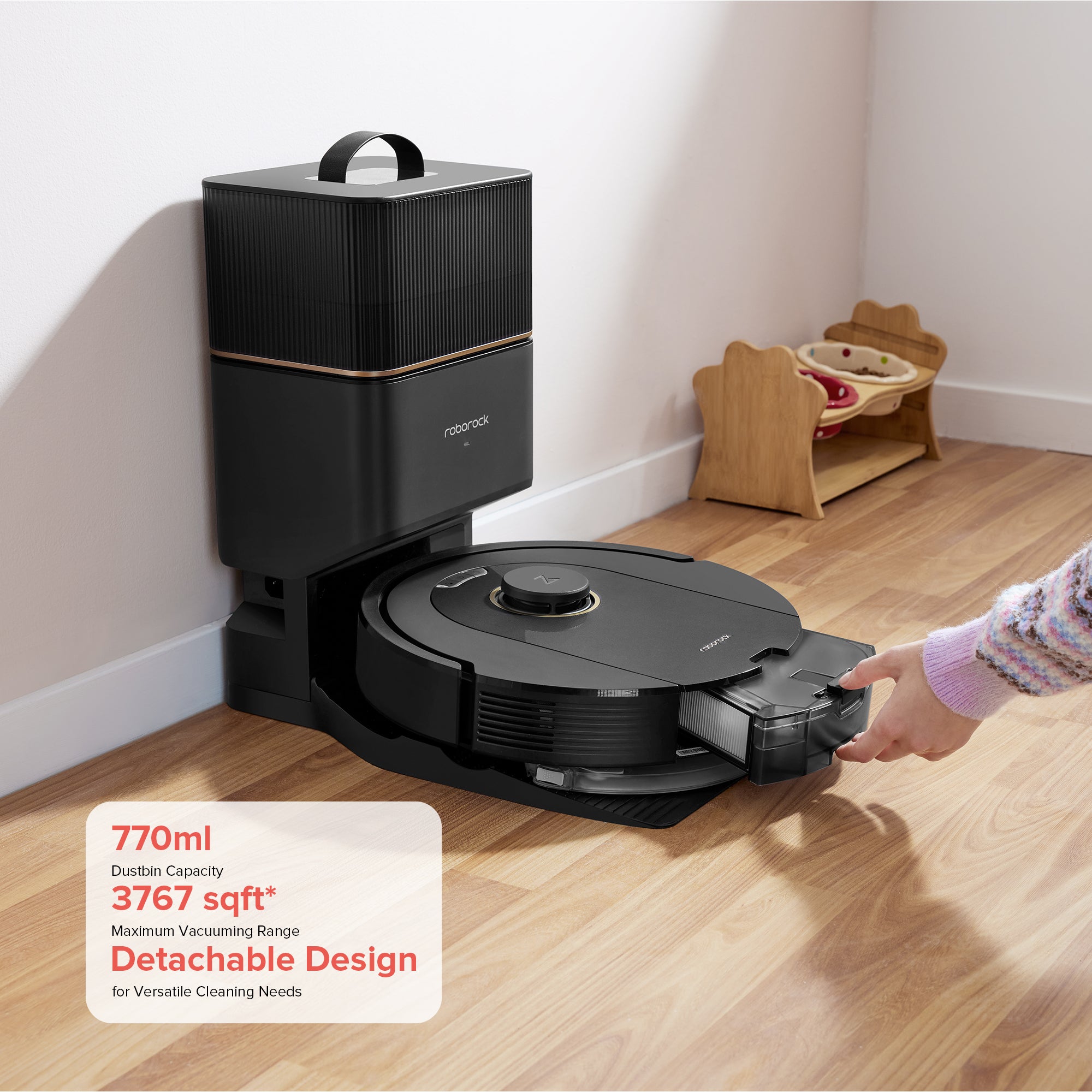 roborock Q5 Pro+ Robot Vacuum and Mop, Self-Emptying, 5500 Pa Max Suction,  DuoRoller Brush, Hands-Free Cleaning for up to 7 Weeks, Precise Navigation,  Perfect for Hard Floors, Carpets, and Pet Hair : Industrial & Scientific 