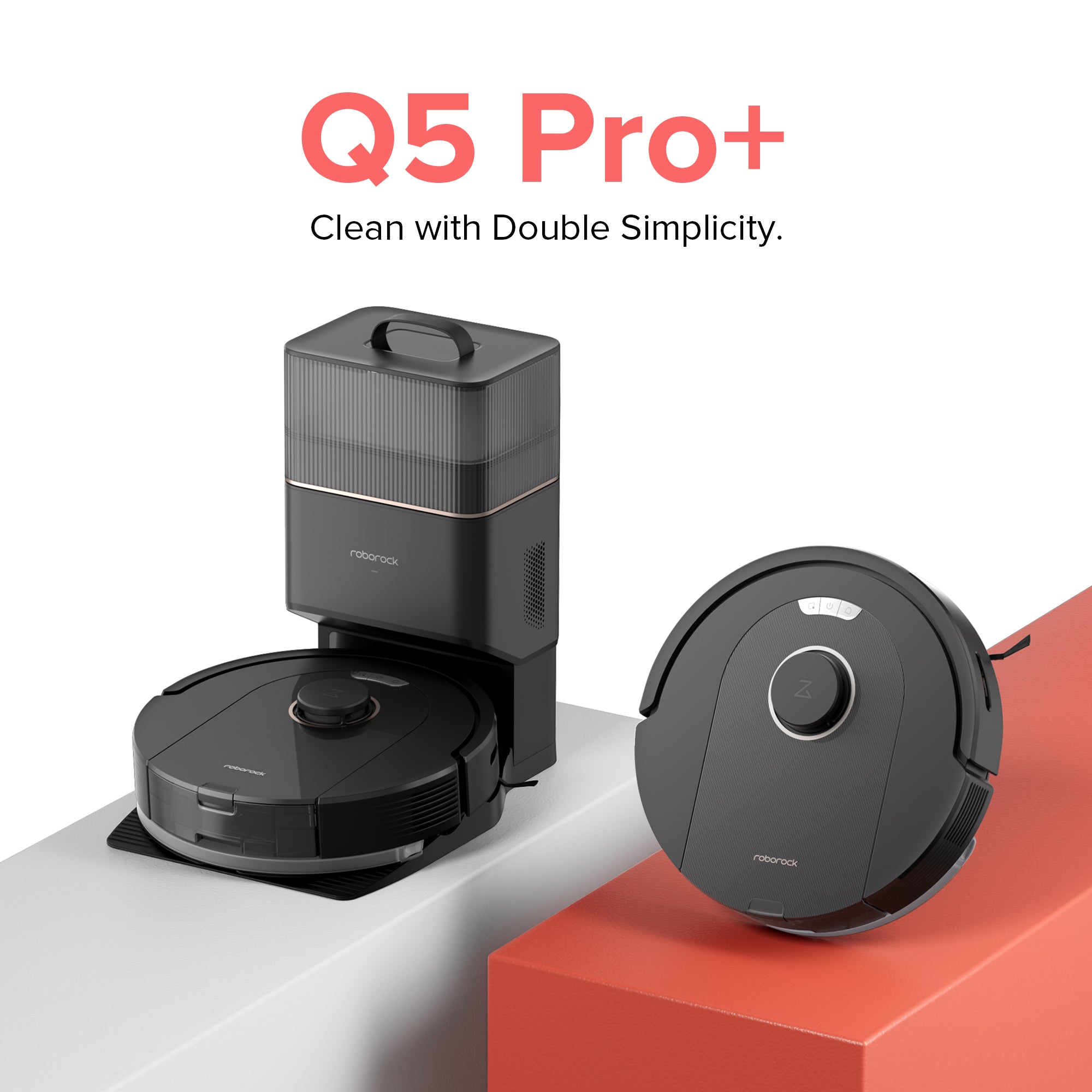 Roborock Q5 Pro+ Robot Vacuum and Mop with Auto-Empty Dock