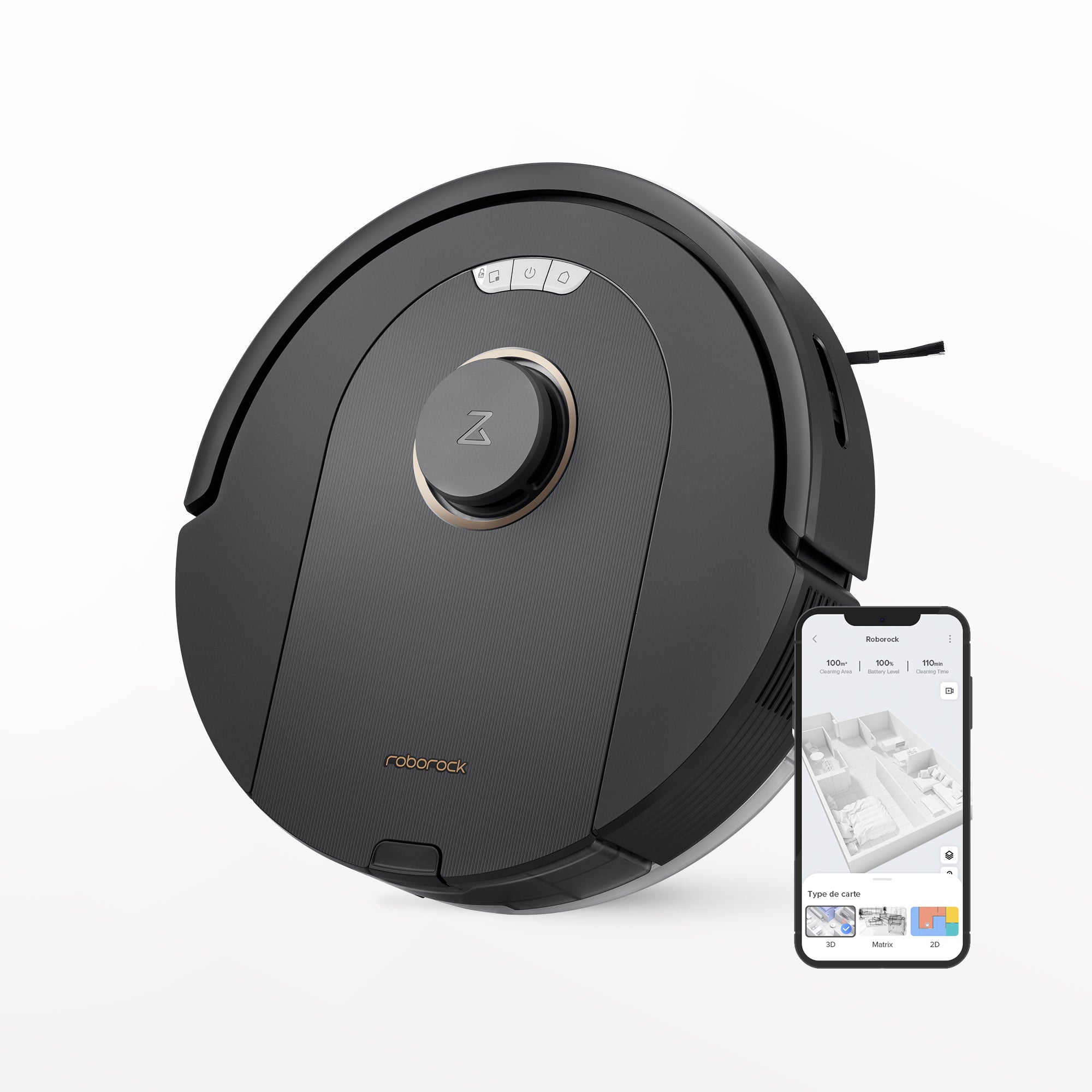 Roborock S5 MAX Robot Vacuum and Mop, Robotic Vacuum Cleaner with E-Tank,  No-mop Zones, Lidar Navigation, Selective Room Cleaning, Super Powerful  Suction : : Home & Kitchen