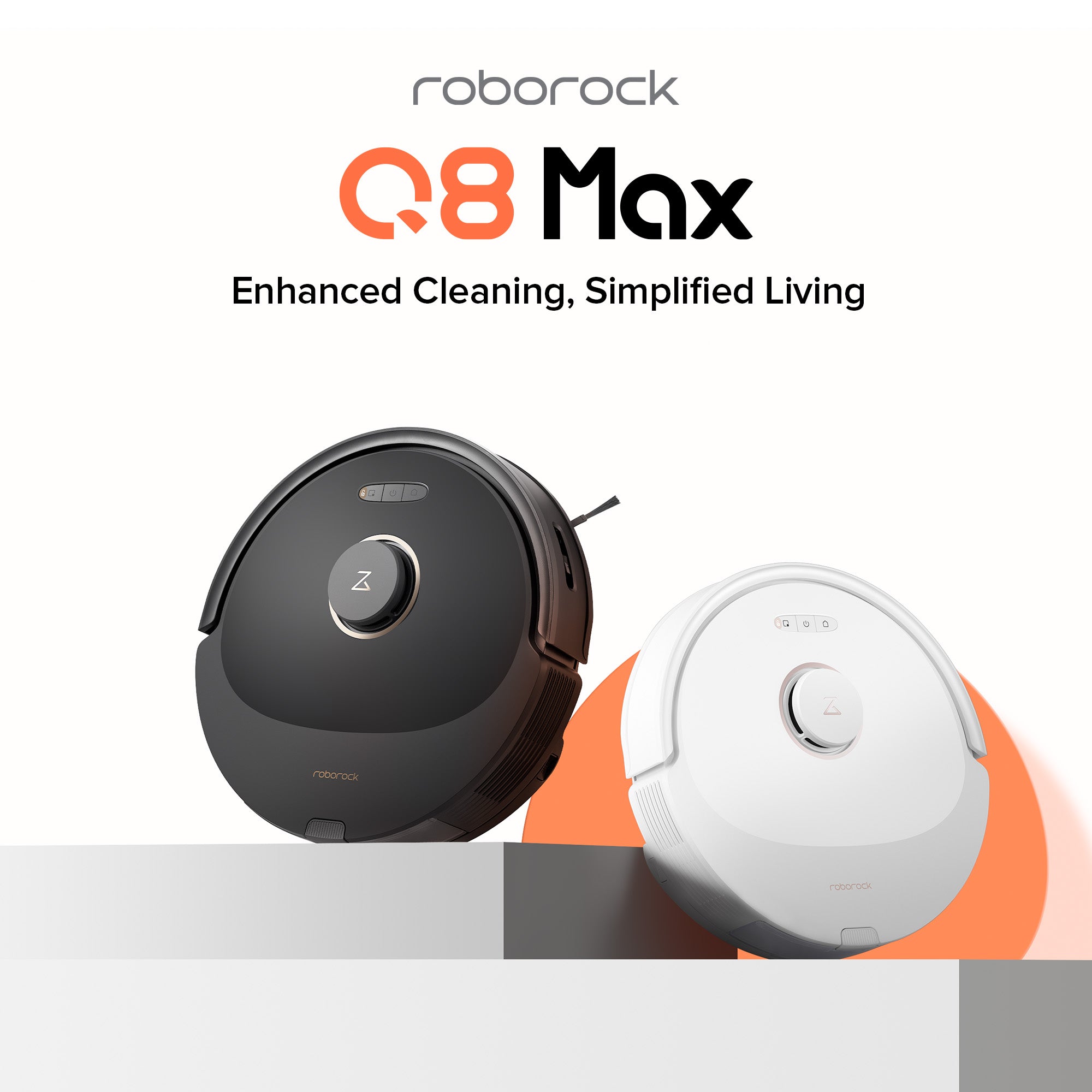 Aspirateur-laveur robot Roborock Q8 Max+ avec station de vidage automa