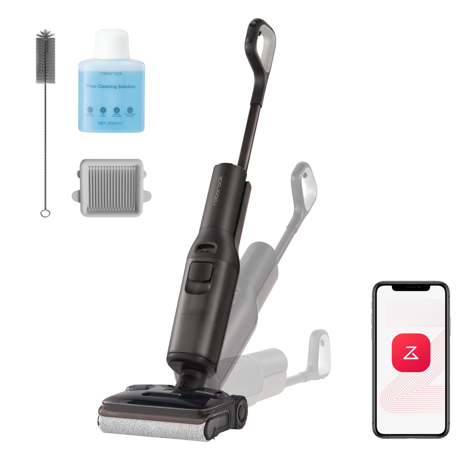 Roborock F25 Pro Turbo Wet Dry Vacuum with HyperScrub One-Tap Deep Cleaning