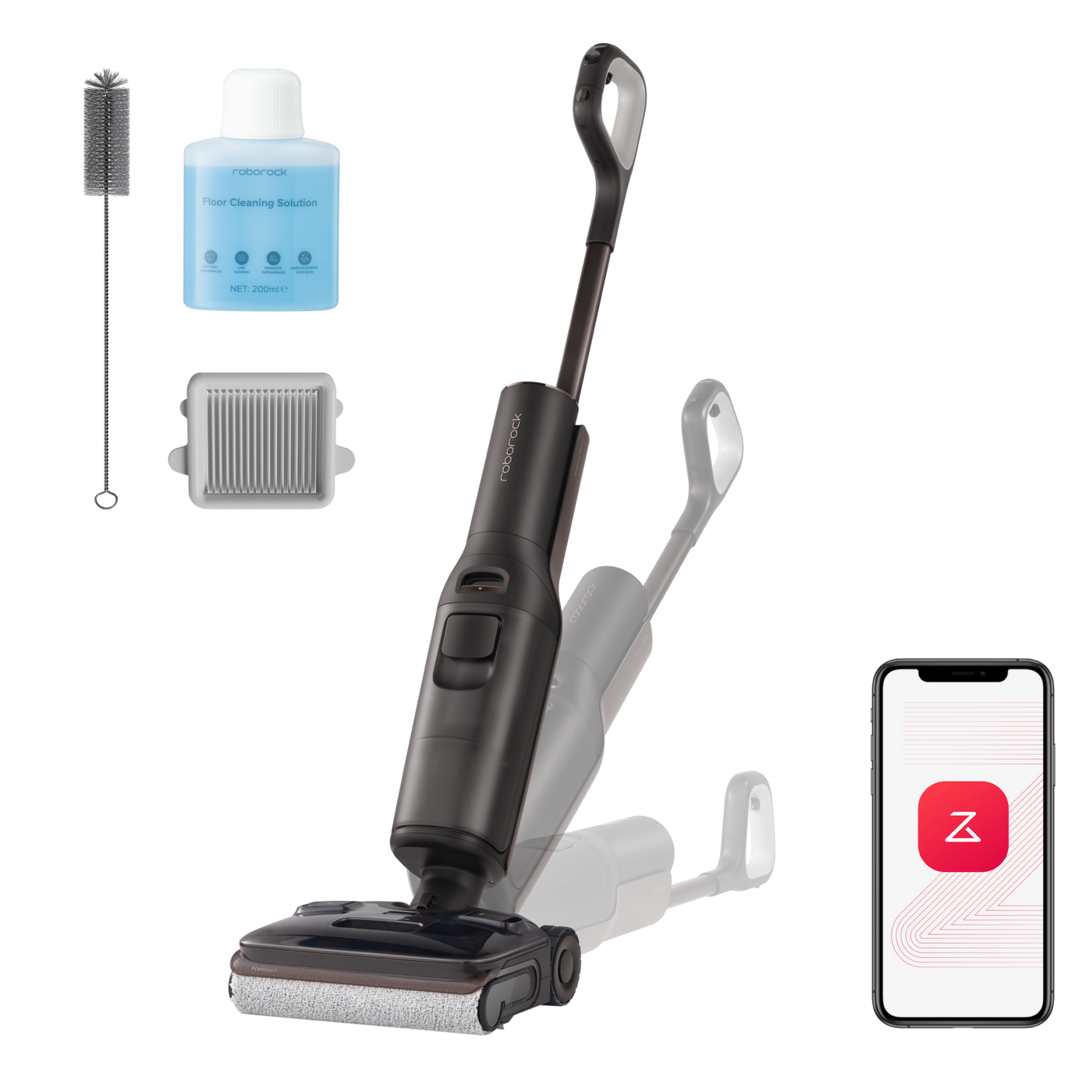 Roborock F25 Pro Turbo Wet Dry Vacuum with HyperScrub One-Tap Deep