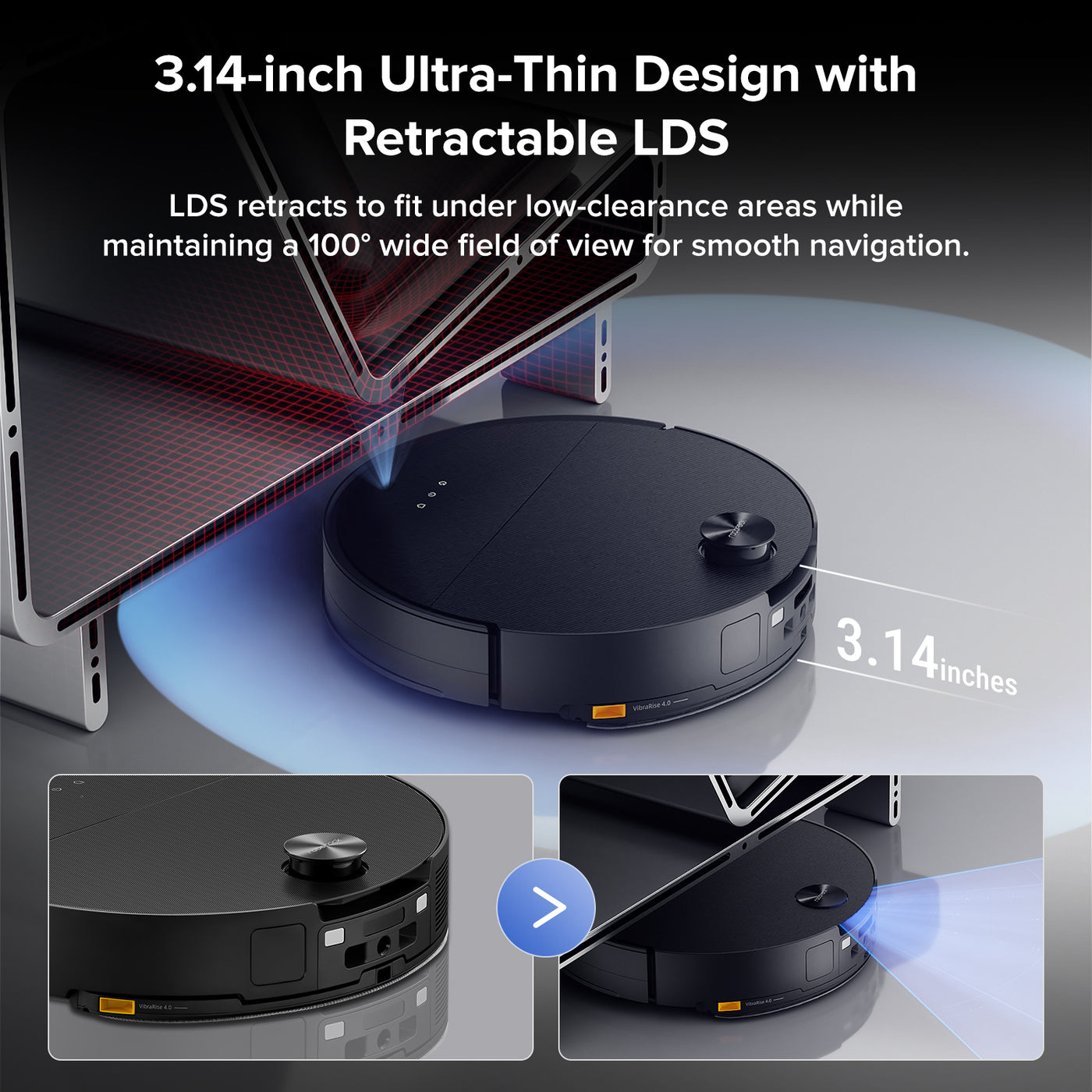 【※要コメント購入】roborock Saros10R Roborock Saros 10R Robot Vacuum with Multifunctional Dock 4.0