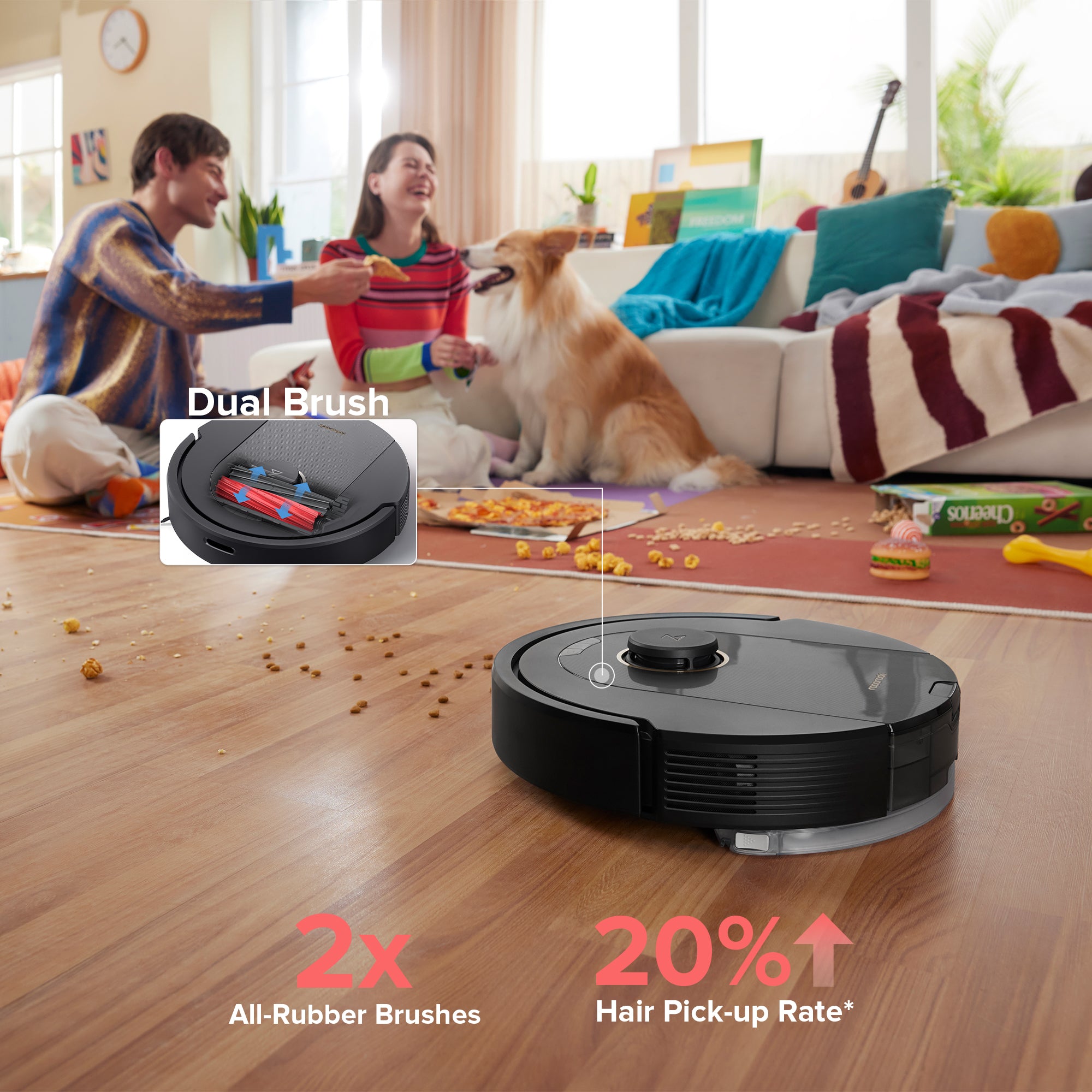 roborock Q5 Pro Robot Vacuum and Mop Combo, 5500Pa Suction, DuoRoller  Brush, LiDAR Navigation, Robotic Vacuum Cleaner with 240 min Runtime, Smart