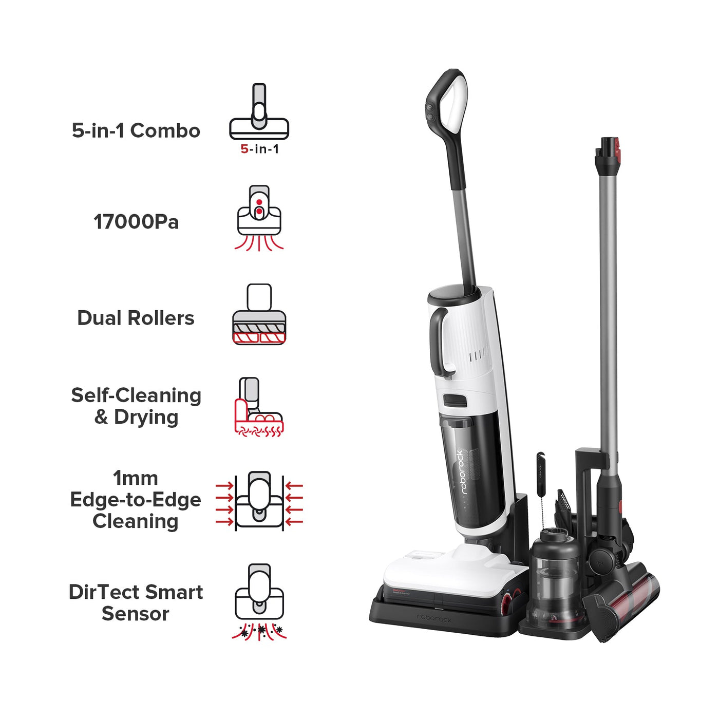 Vacuum outlet cleaner combo