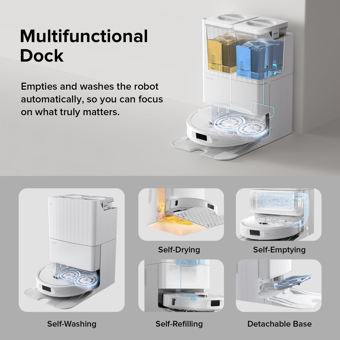 Certified Refurbished 90% New】Roborock Qrevo S Robot Vacuum with