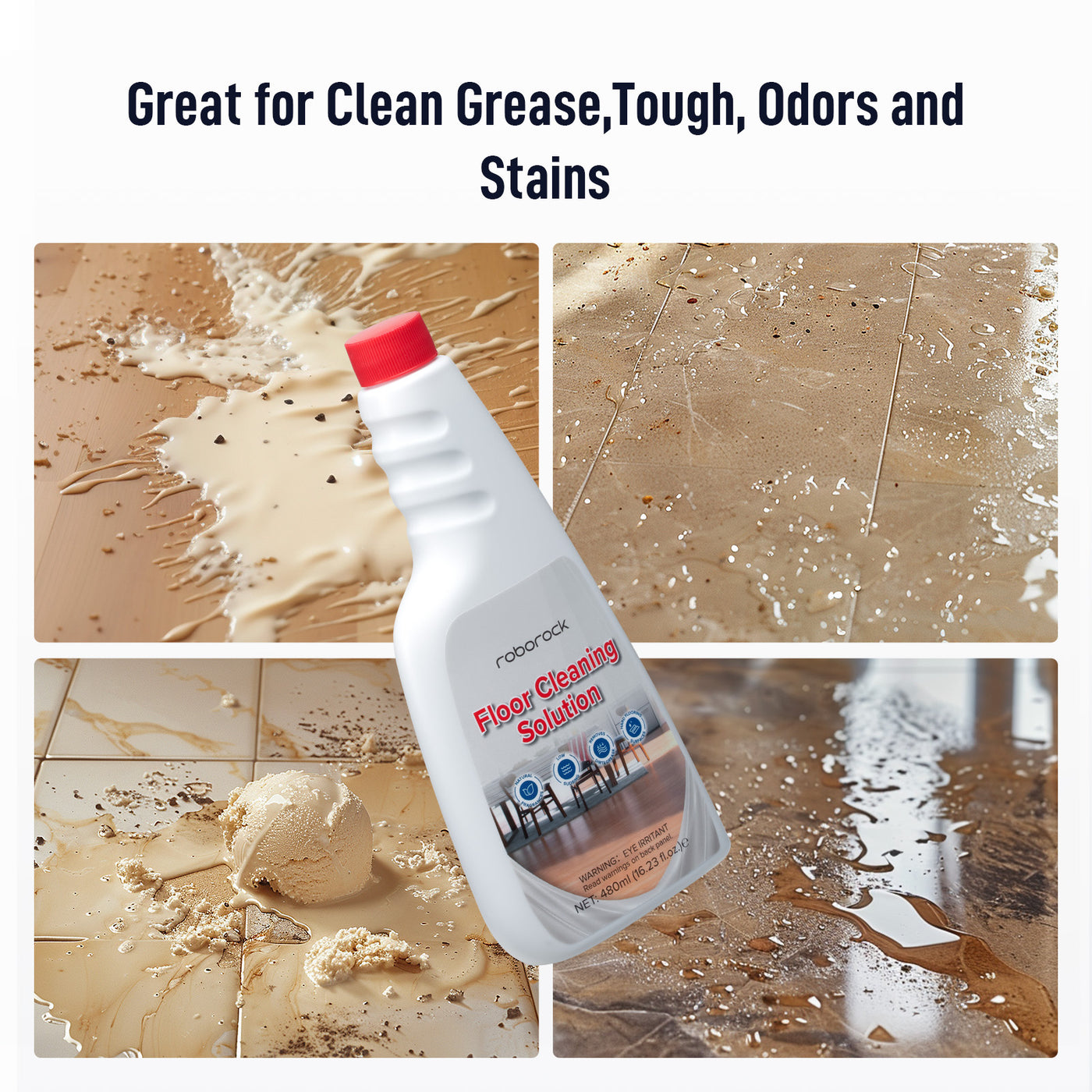 Roborock Official Floor Cleaning Solution for Robot Vacuums