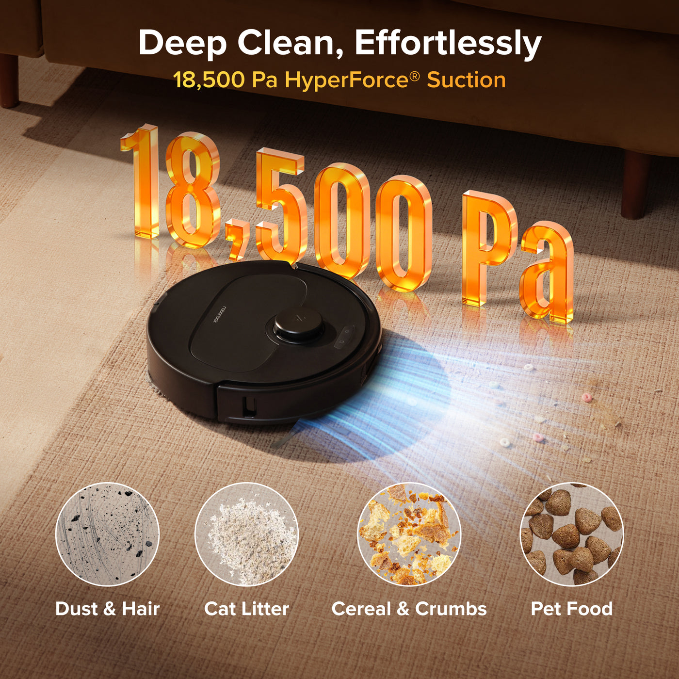 Roborock Qrevo S Pro Robot Vacuum and Mop - 18,500 Pa Suction