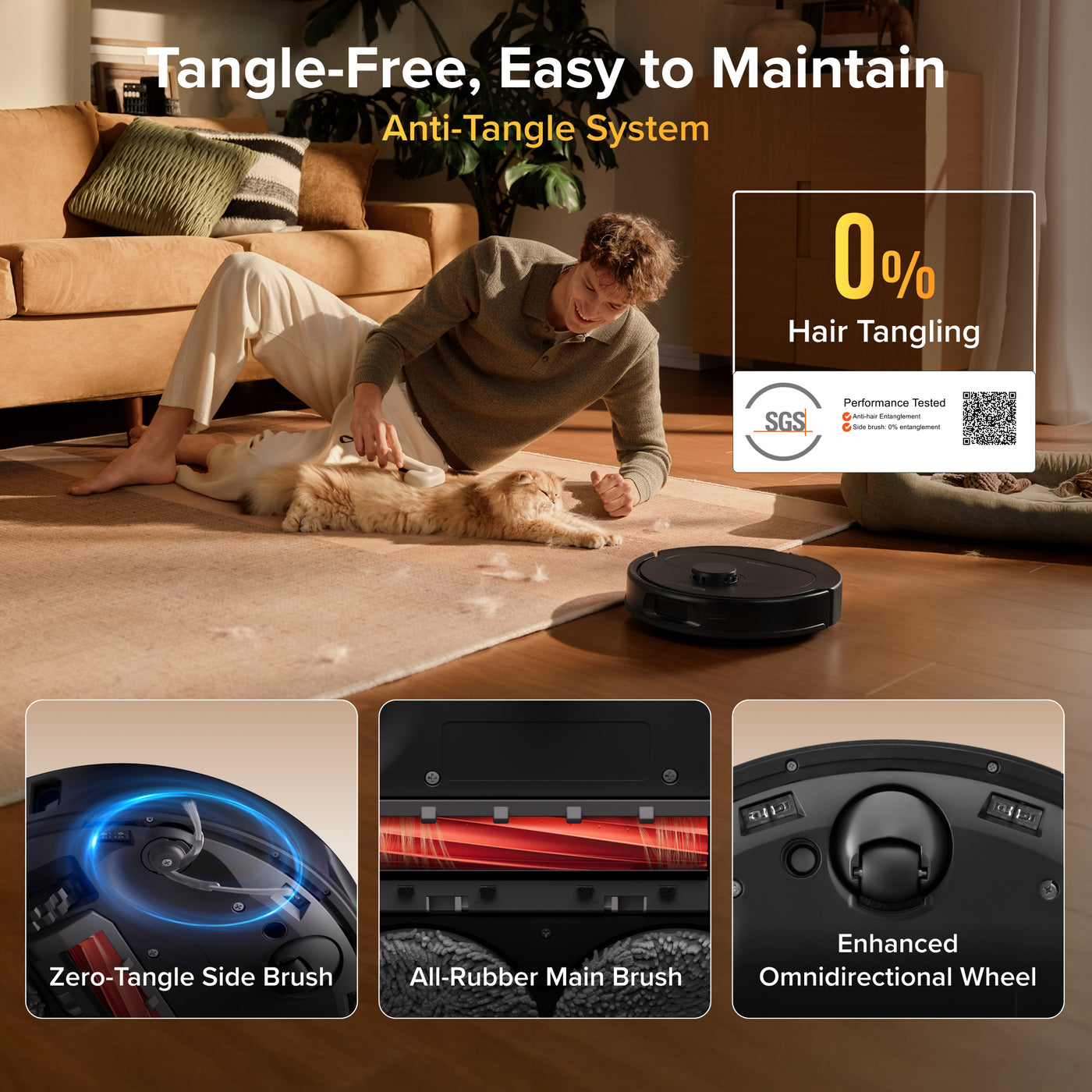 Roborock Qrevo S Pro Robot Vacuum and Mop - 18,500 Pa Suction