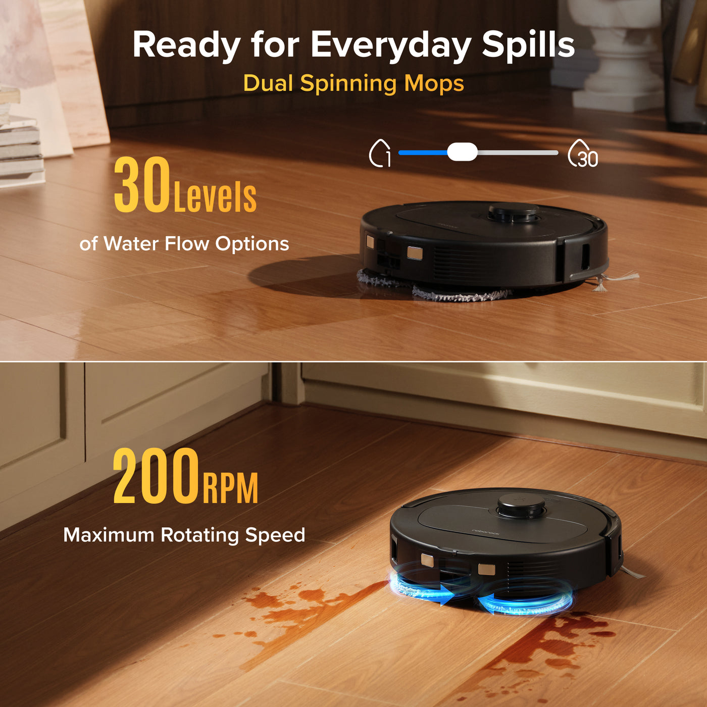 Roborock Qrevo S Pro Robot Vacuum and Mop - 18,500 Pa Suction
