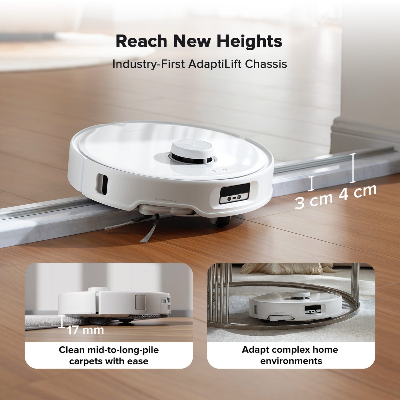 Roborock Qrevo Curv Robot Vacuum with Multifunctional Dock