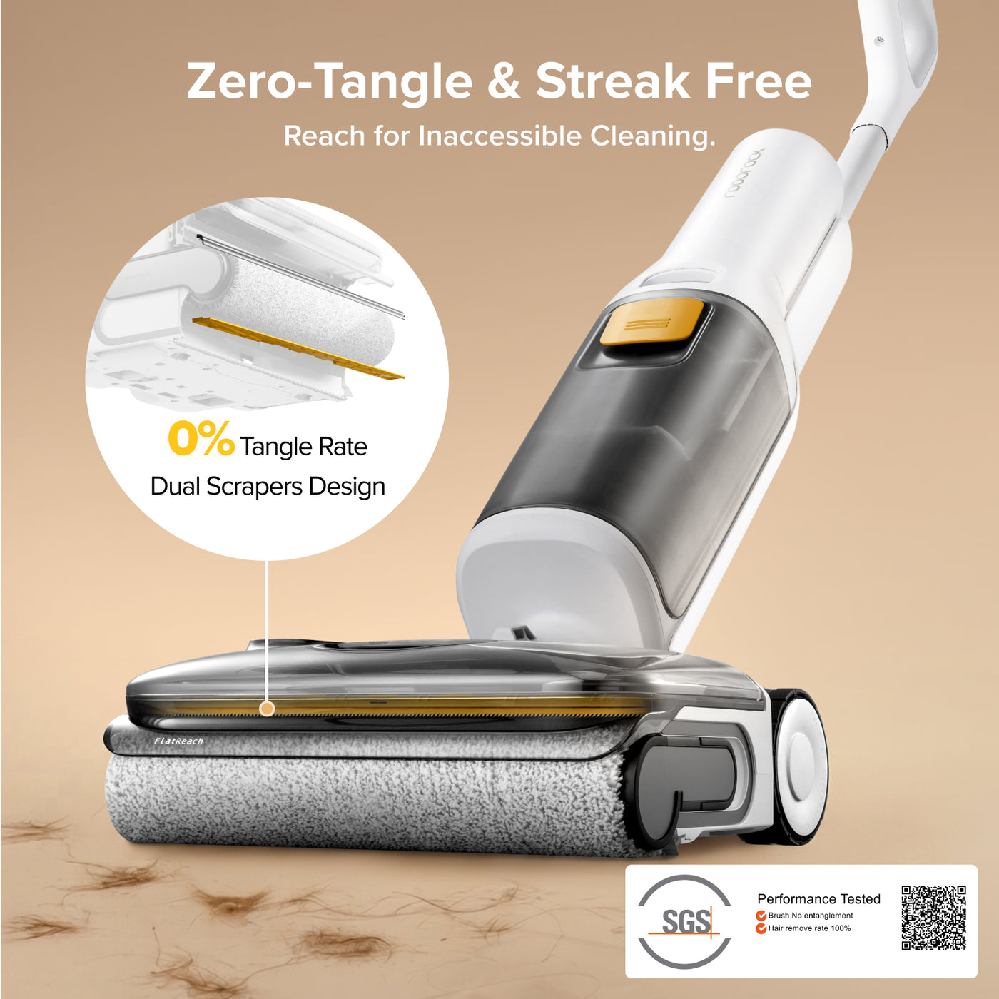 Rockrobo F25 GT Gen 2 Smart Wet & Dry Vacuum with Zero-Tangle