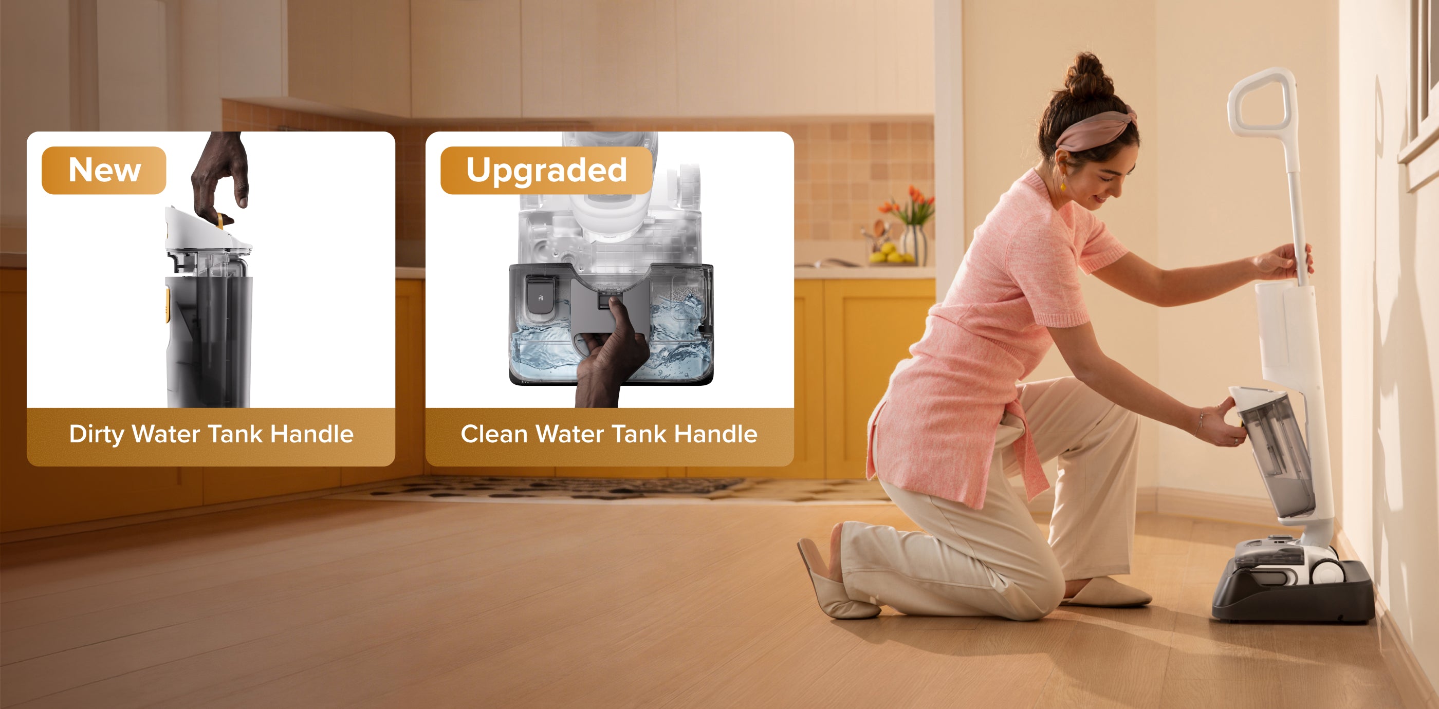 Ergonomic Tank Handle