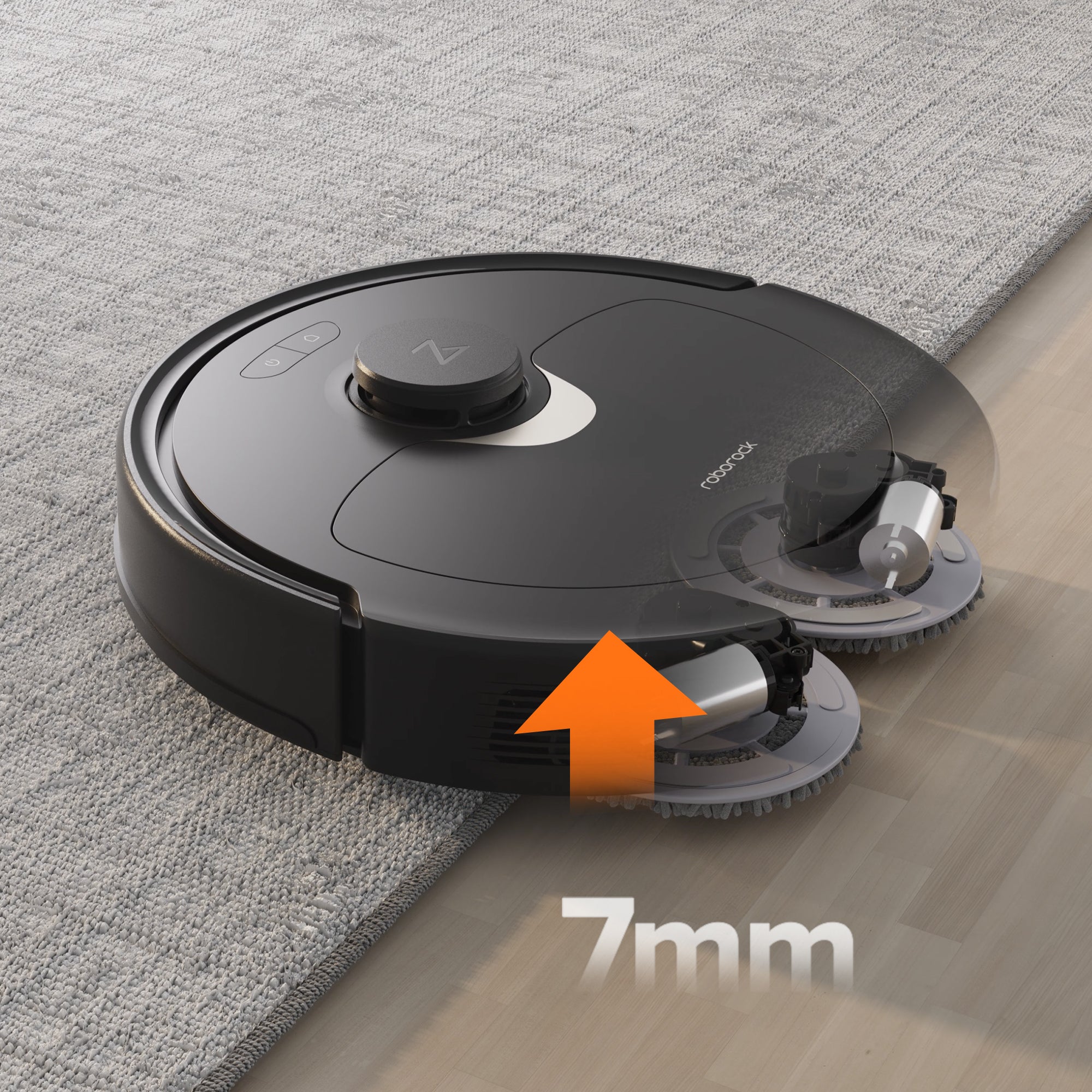 roborock Qrevo Robot Vacuum and Mop, Auto-Drying, Auto Mop Washing, Dual  Spinning Mops, Auto Mop Lifting, Self-Refilling, Self-Emptying, Reactive  Tech Obstacle Avoidance, 5500Pa Suction, Black 
