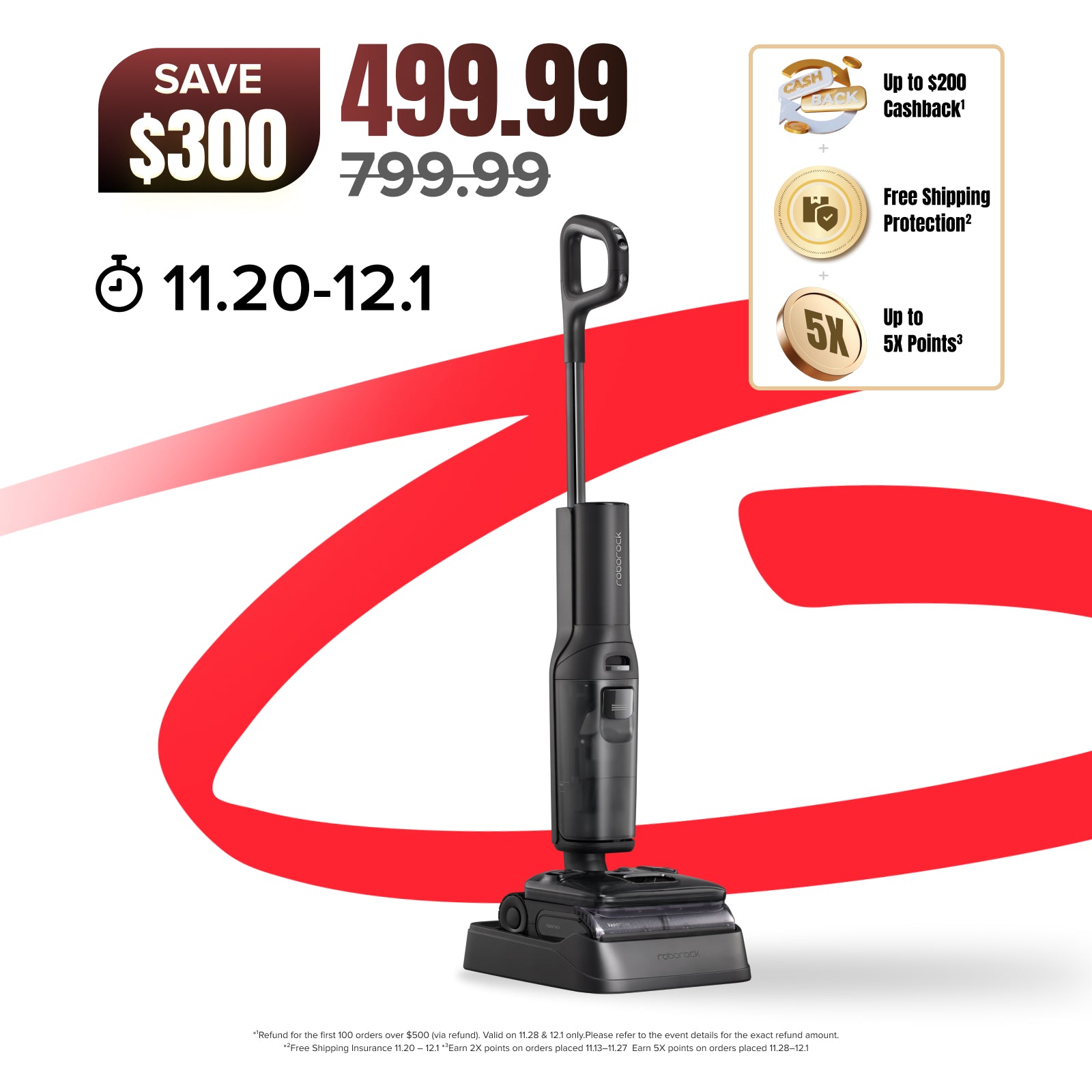 Roborock F25 Ultra Wet & Dry Vacuum with Steam and High Temperature Cleaning