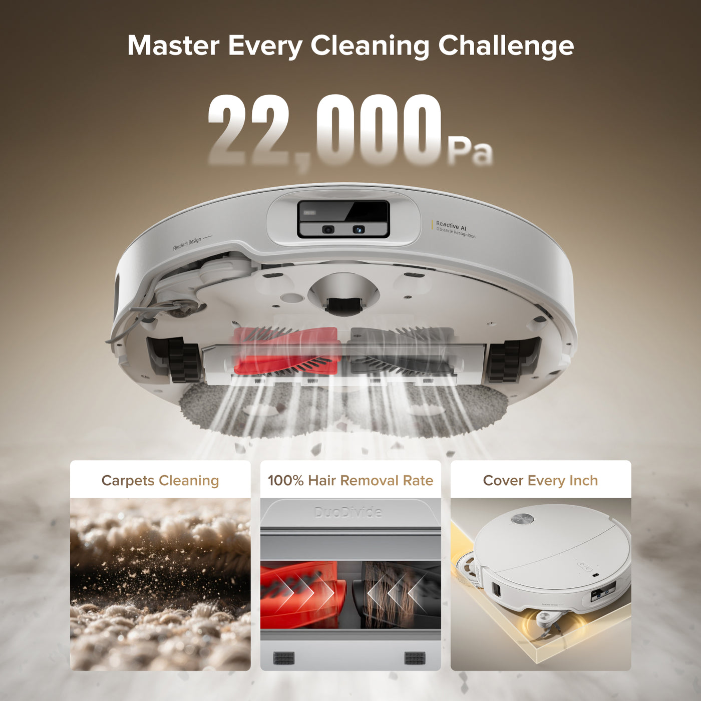 Roborock Qrevo CurvX Robot Vacuum with Multifunctional Dock