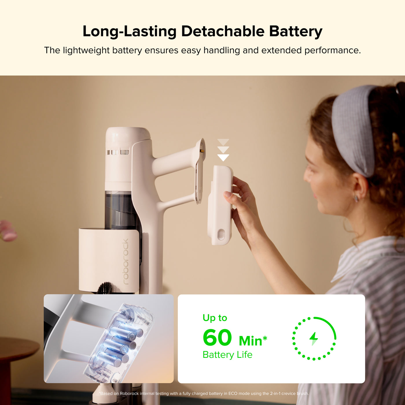 Roborock H60 Hub Cordless Stick Vacuum Cleaner | Roborock US