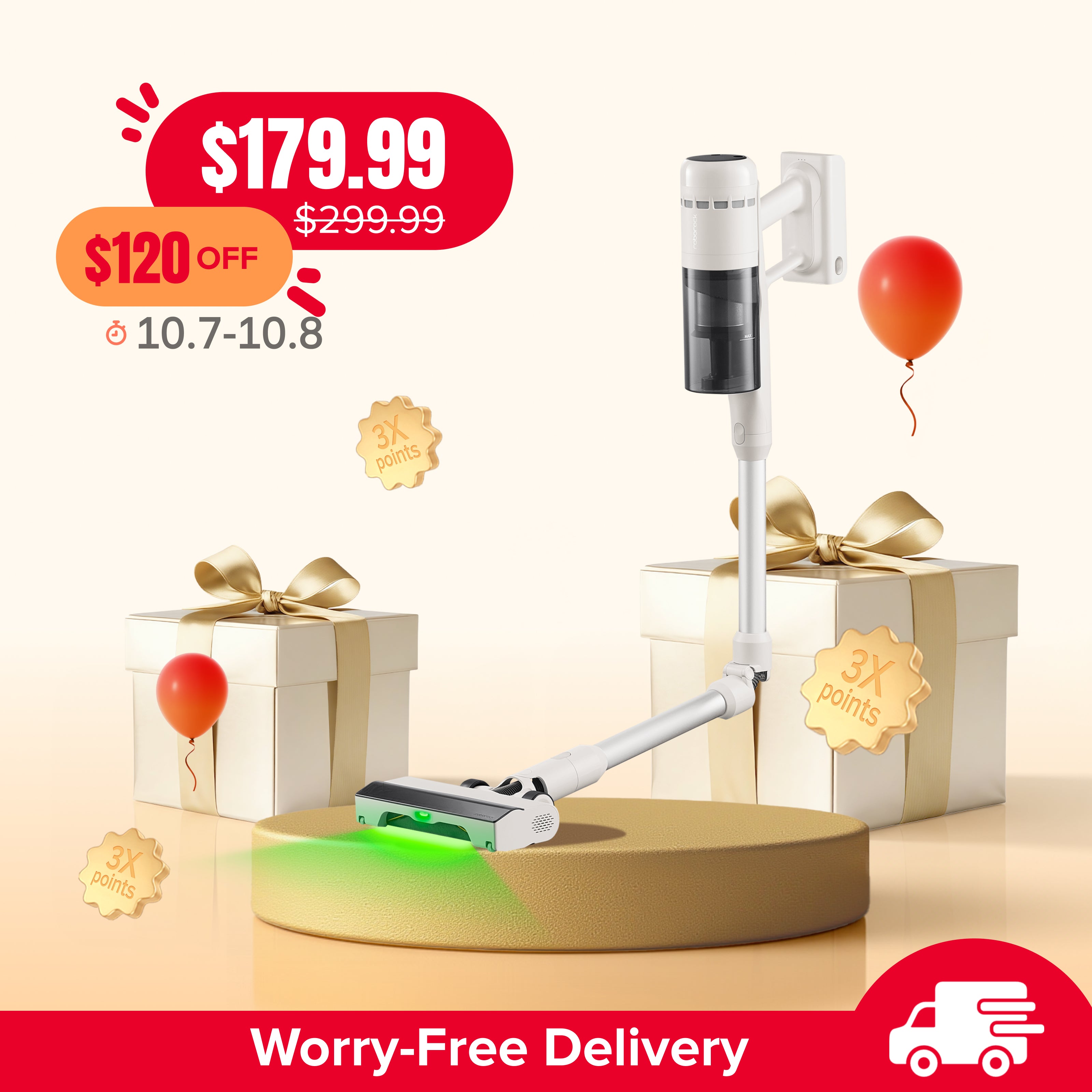 Roborock H60 Cordless Stick Vacuum Cleaner