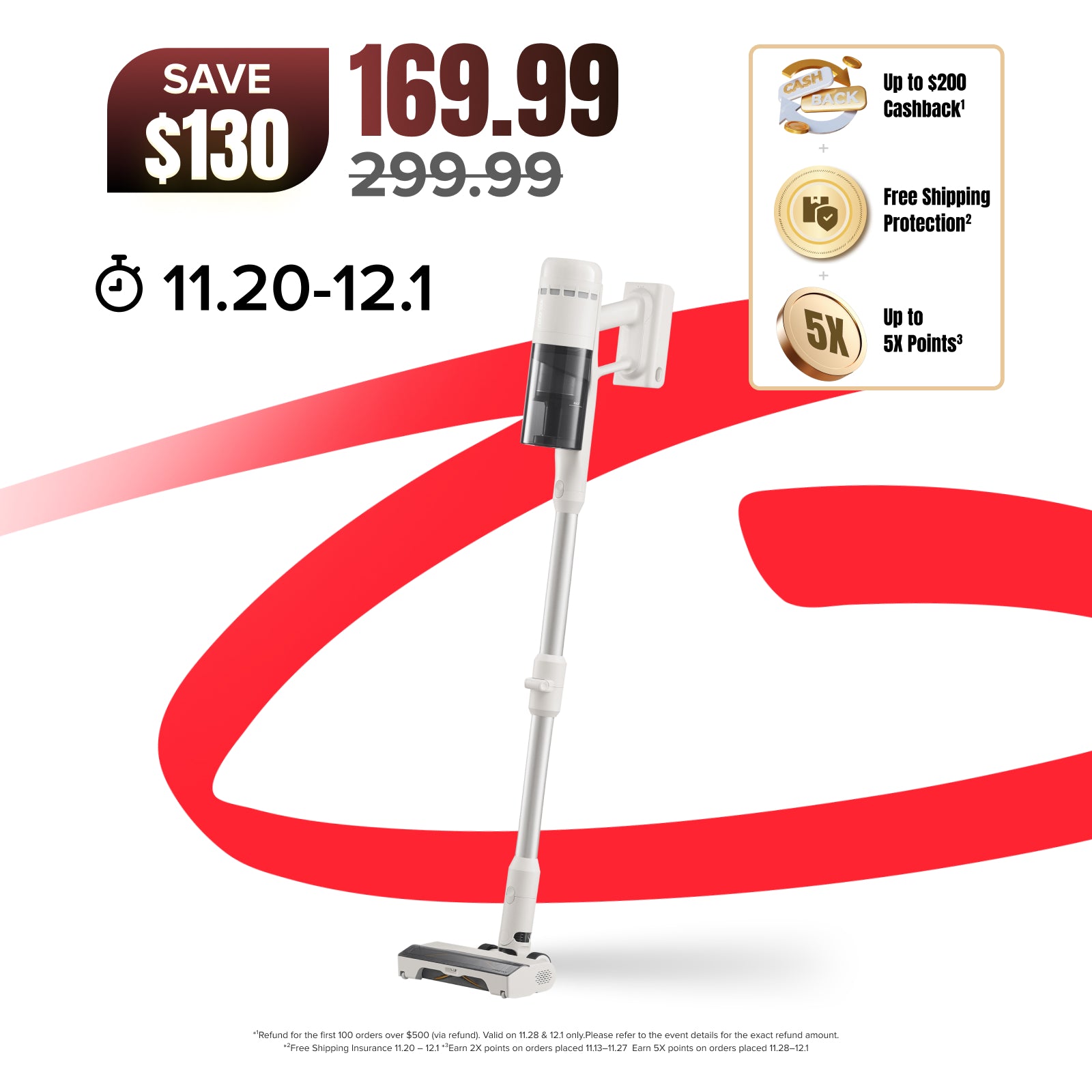 Roborock H60 Cordless Stick Vacuum Cleaner