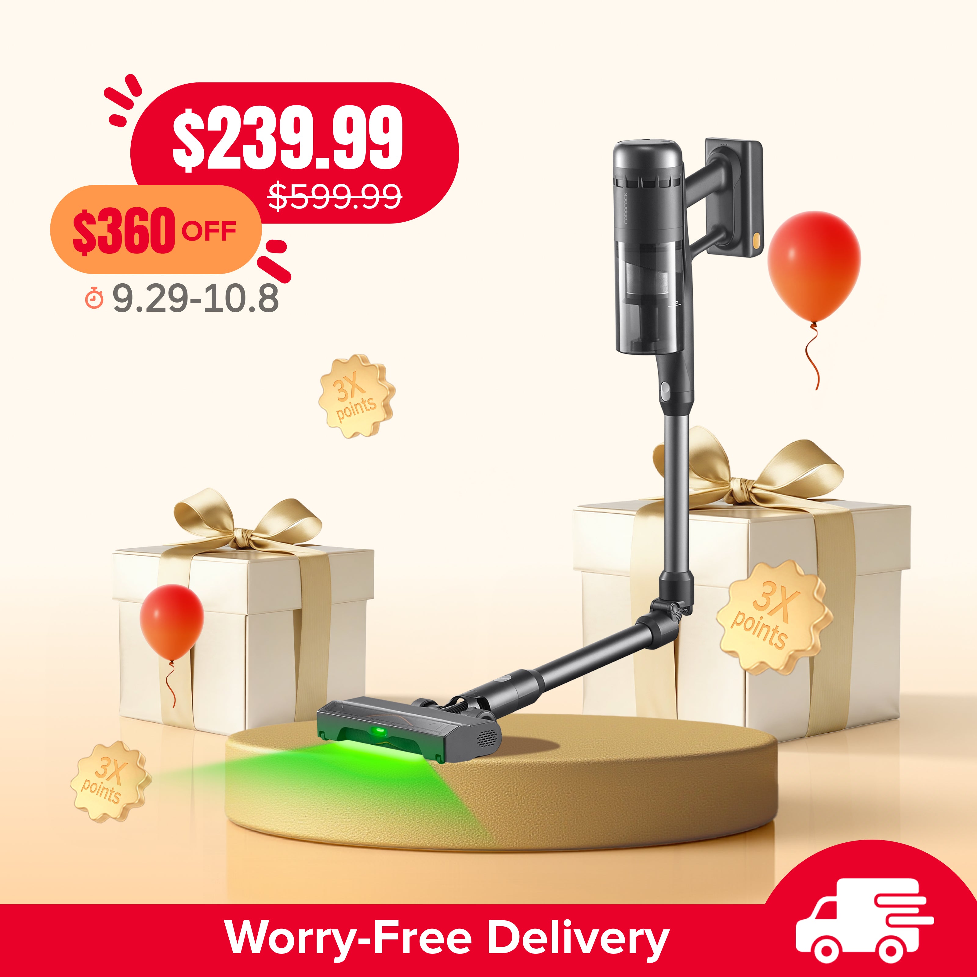 Roborock H60 Ultra Cordless Stick Vacuum Cleaner
