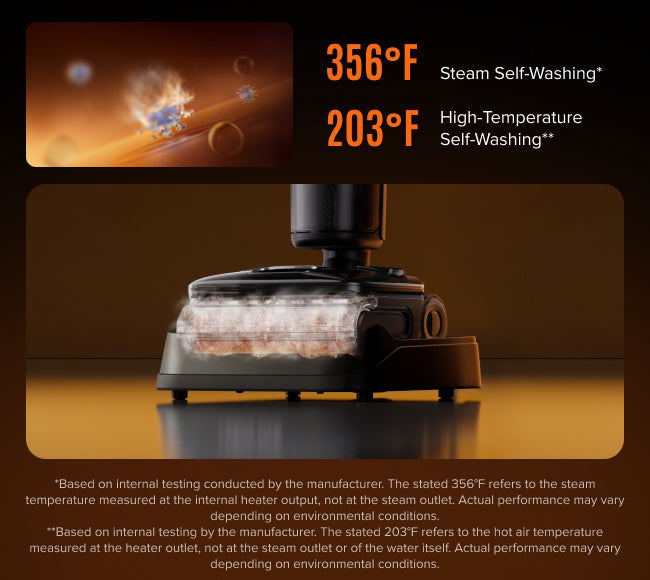 Steam-Powered Self-Cleaning
