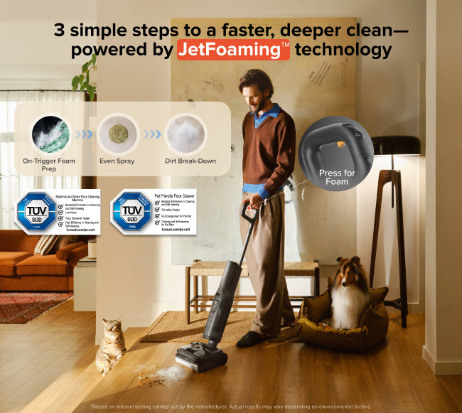 JetFoaming™: Spray, Sweep, Stains Gone