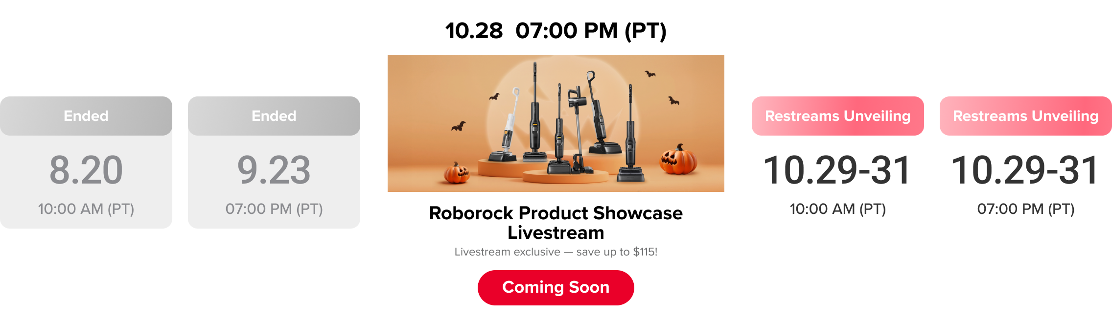 Livestream Landing Page Image