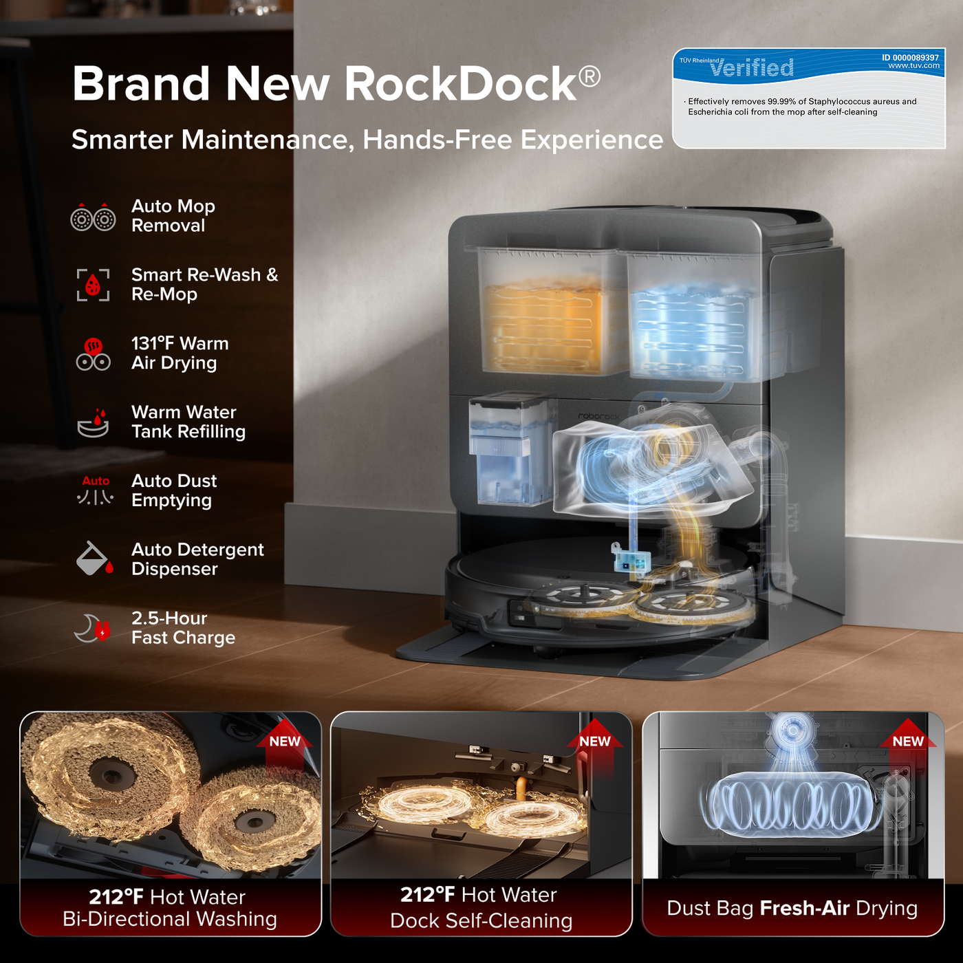 Roborock Saros 20 – AdaptiLift™ Chassis 3.0 for Smooth Threshold