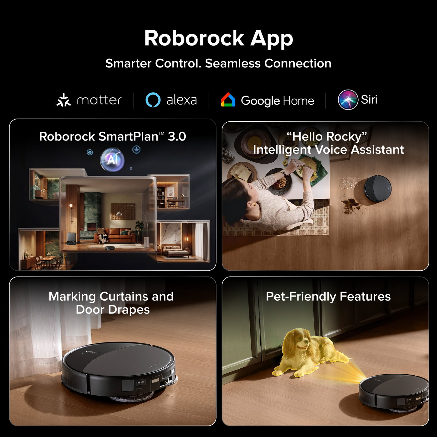 Roborock Saros 20 – AdaptiLift™ Chassis 3.0 for Smooth Threshold