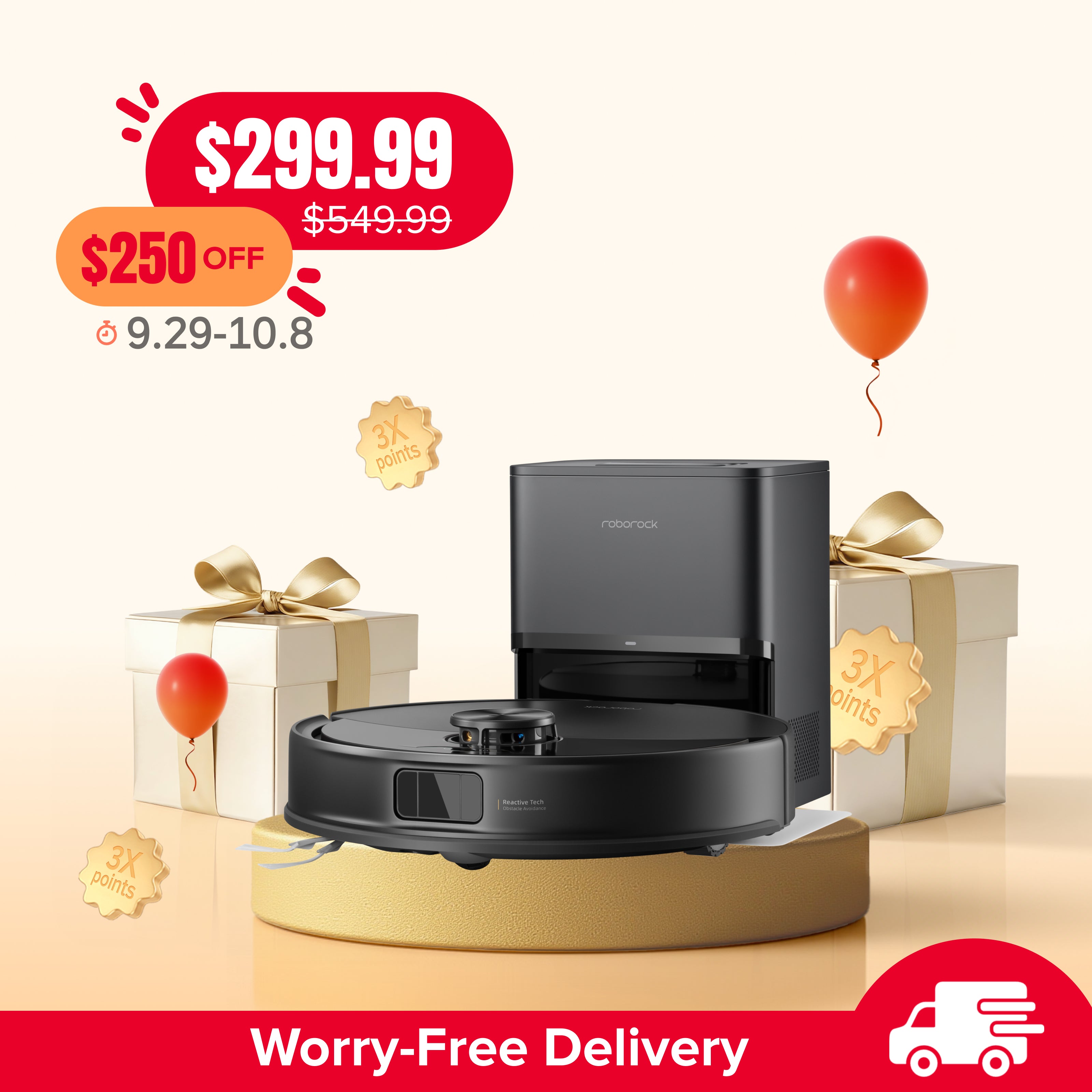 Roborock Q10 S5+ Robot Vacuum and Mop with Auto-Empty Dock