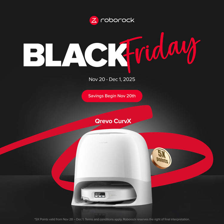 Roborock Qrevo CurvX Robot Vacuum with Multifunctional Dock 3.0 Thermo+