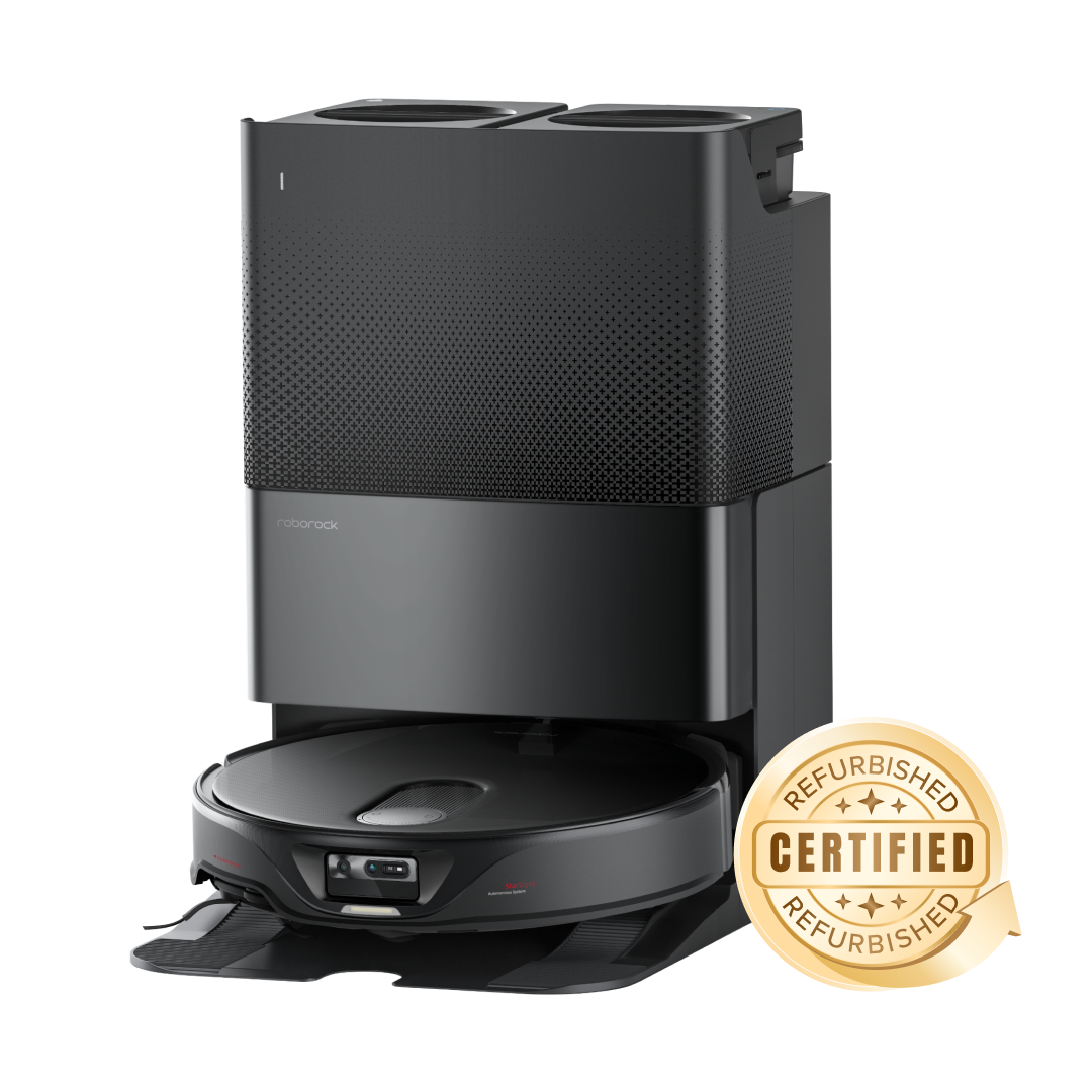 【Certified Refurbished 90% New】Roborock Qrevo Slim Robot Vacuum with Multifunctional Self-Cleaning Dock 3.0 (Upgraded from Qrevo Master)