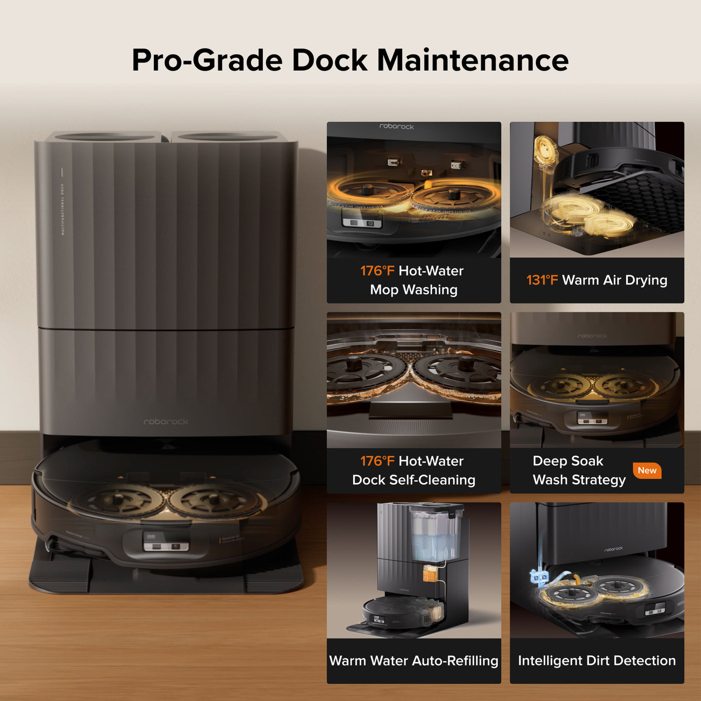 Roborock Qrevo Edge 2 - 25,000 Pa HyperForce™ Suction & Dual Anti