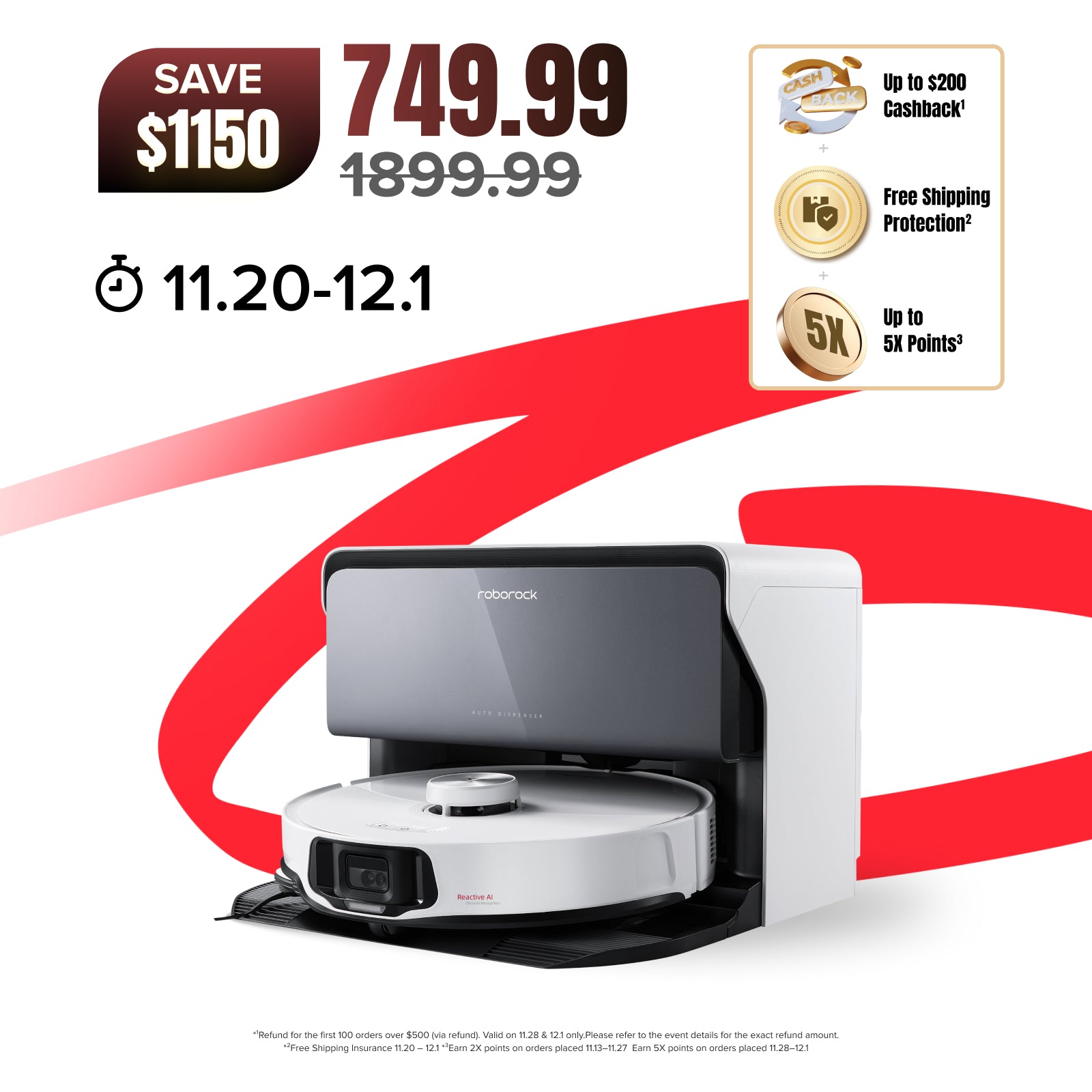 Roborock S8 MaxV Ultra with Refill & Drainage System