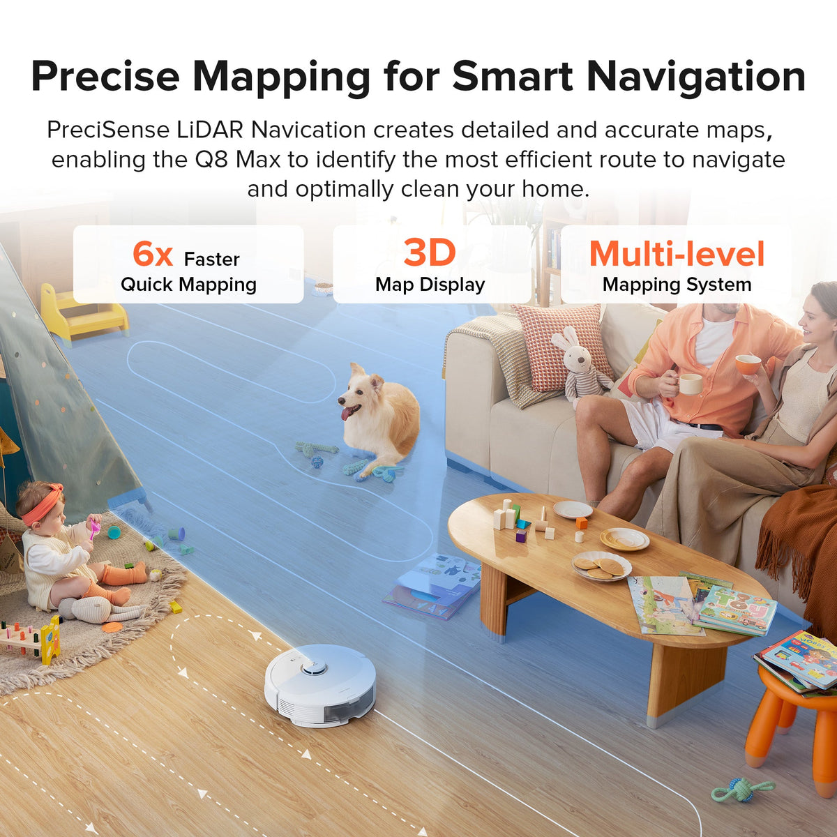 Roborock Q8 Max Robot Vacuum and Mop | Roborock US Official Store