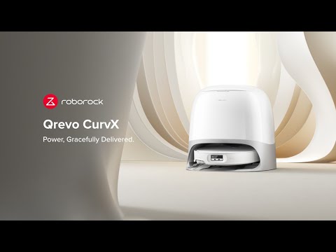 Roborock Qrevo CurvX Robot Vacuum with Multifunctional Dock 3.0