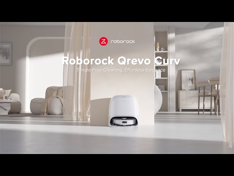 Roborock Qrevo Curv Robot Vacuum with Multifunctional Dock 3.0
