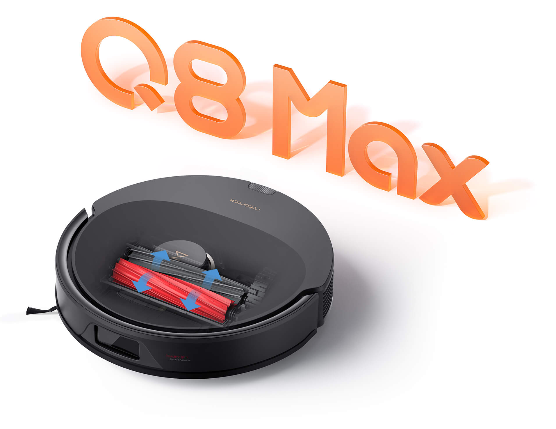 ROBOROCK Q8 Max 15.7 in. W Robotic Vacuum and Mop with Smart