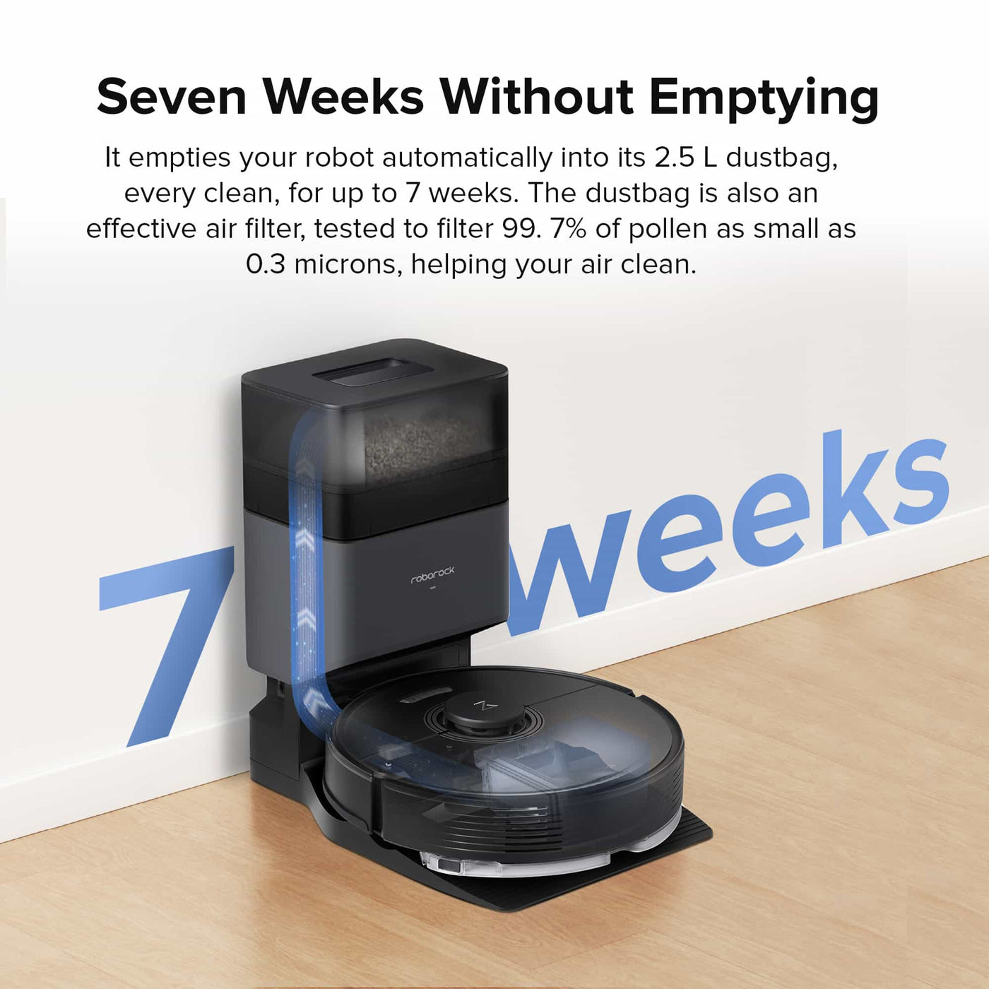 Roborock Q7 Max+ Robot Vacuum with Auto-Empty Dock Pure Roborock Q7 Max+ Robot Vacuum with Auto-Empty Dock Pure
