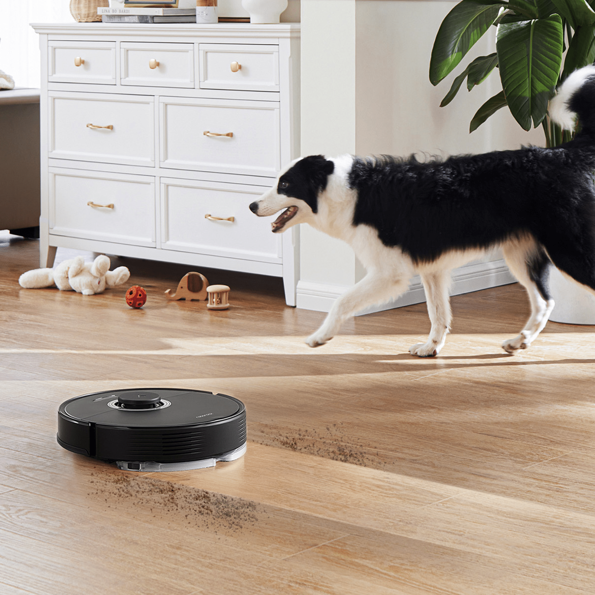 roborock Q7 Max Robot Vacuum and Mop Cleaner, 4200Pa Strong Suction, Lidar  Navigation, Multi-Level Mapping, No-Go&No-Mop Zones, 180mins Runtime, Works
