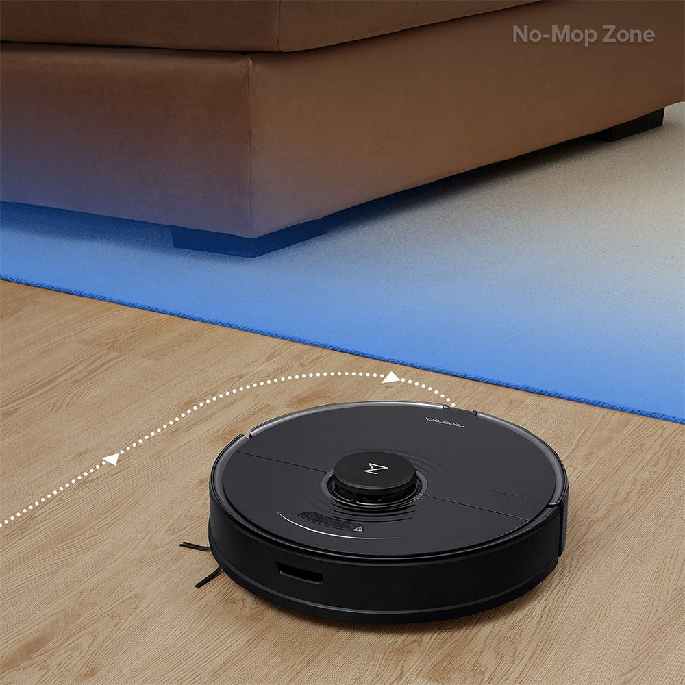 draw a no-mop zone right on the carpet to keep Roborock S7 away